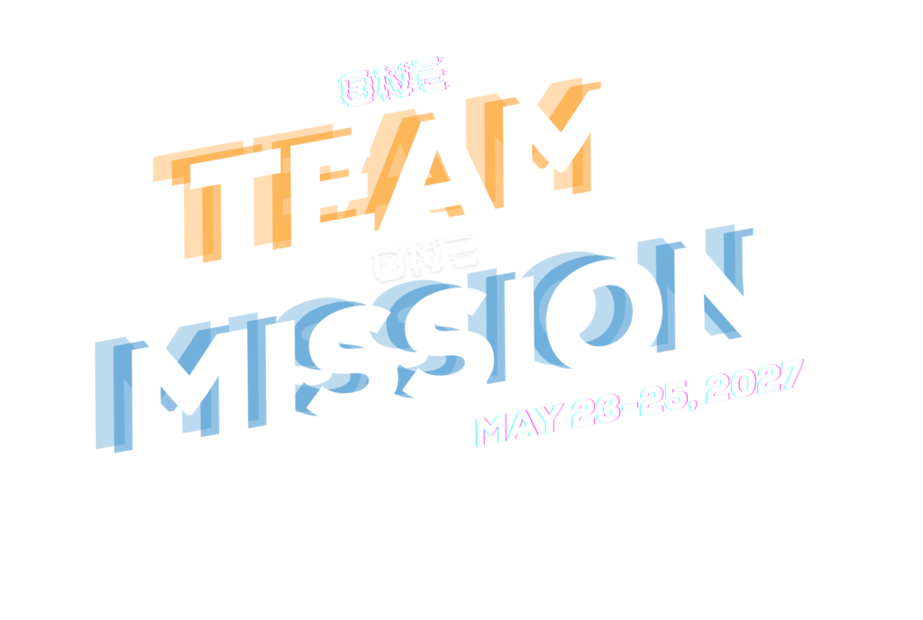 MSPGeekCon event date log with text "One Team One Mission, May 23-25, 2027 at the Rosen Plaza, Orlando, FL"